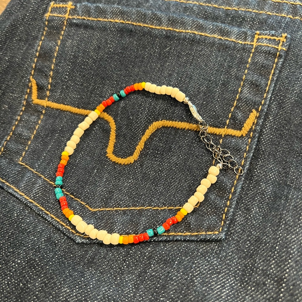 Handmade Beaded Anklet